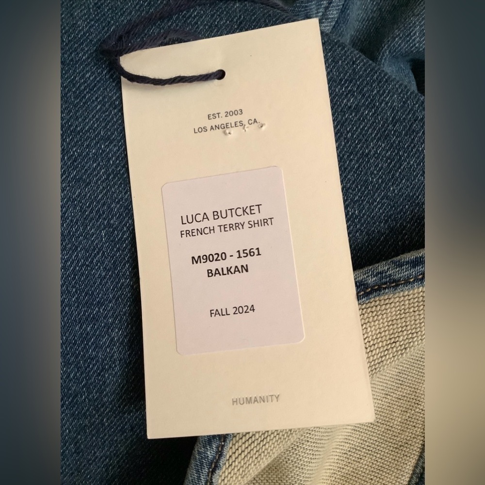 Citizens Of Humanity Latest Collection Fall 2024 Luca Butcket Dye jeans Shirt‌‌‌ - Picture 13 of 13